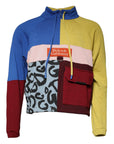 Dolce & Gabbana Multicolor Patchwork Men Sweatshirt Sweater