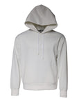 Dolce & Gabbana White DG Logo Hooded Men Sweatshirt Sweater