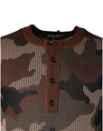 Dolce & Gabbana Multicolor Camouflage Men Pullover Sweater