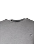 Dolce & Gabbana Light Gray Wool Crew Neck Pullover Sweater