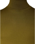 Dolce & Gabbana Brown Cashmere Turtleneck Pullover Sweater