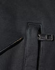 Dolce & Gabbana Black Logo Plaque Hooded Full Zip Sweater