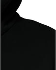 Dolce & Gabbana Black Logo Plaque Hooded Full Zip Sweater