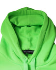 Dolce & Gabbana Green Logo Hooded Pullover Sweatshirt Sweater
