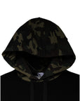 Dolce & Gabbana Black Camouflage Hooded Sweatshirt Sweater
