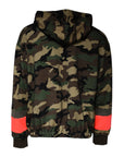 Dolce & Gabbana Multicolor Camouflage Hooded Men Sweatshirt Sweater