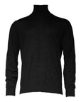 Dolce & Gabbana Black Long Sleeve Turtleneck Men Pullover Sweater