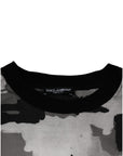 Dolce & Gabbana Multicolor Camouflage Cotton Crewneck T-shirt