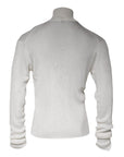 Dolce & Gabbana White Long Sleeve Turtleneck Men Pullover Sweater