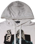 Dolce & Gabbana White Caesar Cotton Hooded Pullover Sweater