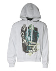 Dolce & Gabbana White Caesar Cotton Hooded Pullover Sweater