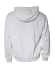 Dolce & Gabbana White Caesar Cotton Hooded Pullover Sweater