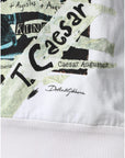 Dolce & Gabbana White Caesar Cotton Hooded Pullover Sweater