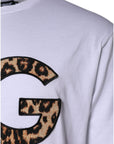 Dolce & Gabbana White DG Logo Cotton Shorts Sleeves T-shirt