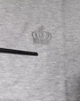 Dolce & Gabbana Gray Crown Collared ShortSleeve Polo T-shirt