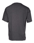 Dolce & Gabbana Gray Logo Patch Cotton Crew Neck T-shirt