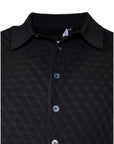 Dolce & Gabbana Multicolor Silk Button Down Collared T-shirt
