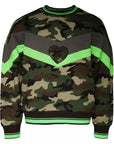 Dolce & Gabbana Multicolor Camouflage Sweatshirt Sweater