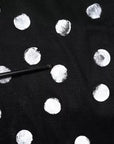 Dolce & Gabbana Black Cotton Polka Dots Round Neck T-shirt