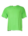 Dolce & Gabbana Green Logo Round Neck Short Sleeves T-shirt