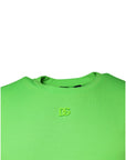 Dolce & Gabbana Green Logo Round Neck Short Sleeves T-shirt