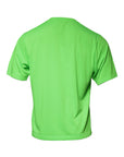 Dolce & Gabbana Green Logo Round Neck Short Sleeves T-shirt