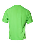 Dolce & Gabbana Green Logo Round Neck Short Sleeves T-shirt