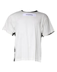 Dolce & Gabbana White Camouflage Cotton Round Neck T-shirt