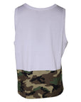 Dolce & Gabbana White Camouflage Tank Sleeveless T-shirt