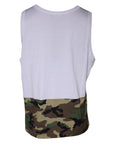 Dolce & Gabbana White Camouflage Tank Sleeveless T-shirt