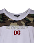 Dolce & Gabbana White Camouflage Tank Sleeveless T-shirt