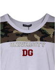 Dolce & Gabbana White Camouflage Tank Sleeveless T-shirt