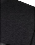 Dolce & Gabbana Gray Logo Patch Cotton Crew Neck T-shirt