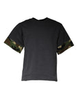 Dolce & Gabbana Dark Gray Camouflage Crew Neck T-shirt