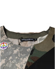 Dolce & Gabbana Multicolor Camouflage Cotton Round Neck T-shirt