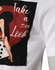 Dolce & Gabbana White Graphic Print Cotton Crew Neck T-shirt