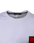 Dolce & Gabbana White Red Lips Print Cotton T-shirt