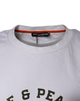 Dolce & Gabbana White Love & Peace Cotton Round Neck T-shirt