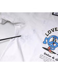Dolce & Gabbana White Love & Peace Cotton Round Neck T-shirt