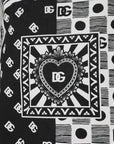 Dolce & Gabbana White Bandana Print Cotton Short Sleeves T-shirt