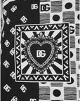 Dolce & Gabbana White Bandana Print Cotton Short Sleeves T-shirt