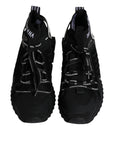 Dolce & Gabbana Black Sorrento Logo Men Sneakers Socks Shoes
