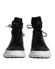 Dolce & Gabbana Black Nylon Galileo High Top Sneakers Shoes