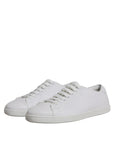 Dolce & Gabbana White Low Top Men Saint Tropez Sneakers Shoes