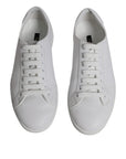Dolce & Gabbana White Low Top Men Saint Tropez Sneakers Shoes