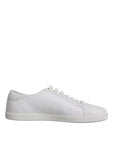 Dolce & Gabbana White Low Top Men Saint Tropez Sneakers Shoes