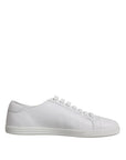 Dolce & Gabbana White Low Top Men Saint Tropez Sneakers Shoes