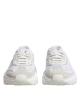 Dolce & Gabbana White Leather Daymaster Low Top Sneaker Shoes