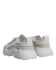 Dolce & Gabbana White Leather Daymaster Low Top Sneaker Shoes