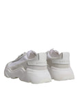 Dolce & Gabbana White Leather Daymaster Low Top Sneakers Shoes